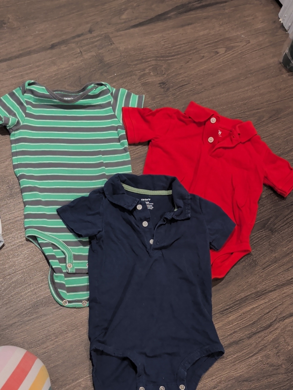 Carter's 24 Months Short Sleeve Onesies Lot Of 3